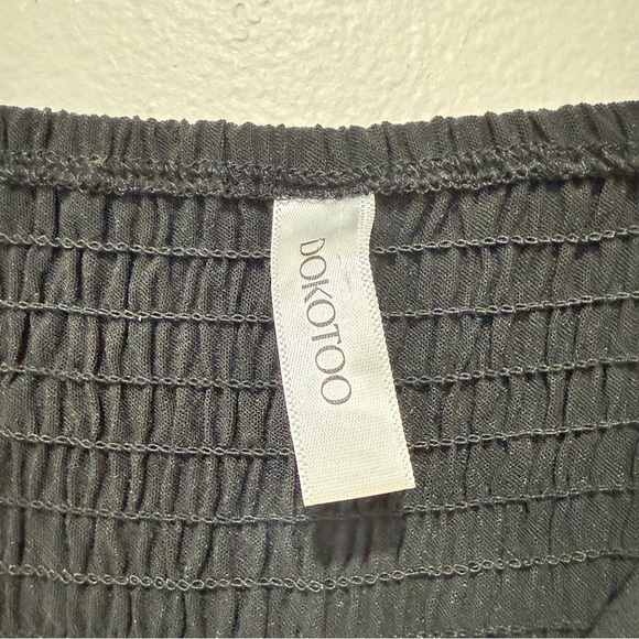 Dokotoo black elegant bow tie mini dress Small - Picture 6 of 8